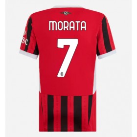 AC Milan Alvaro Morata #7 Hemmakläder Dam 2024-25 Kortärmad